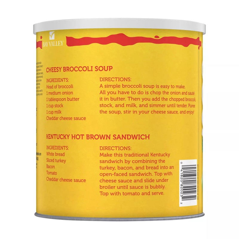 Unbranded Bay Valley Cheddar Cheese Sauce (106 oz.) Great Price