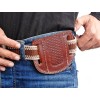 Handmade Sheath Vintage Pancake Design Folding Blade Pocket Buck 110