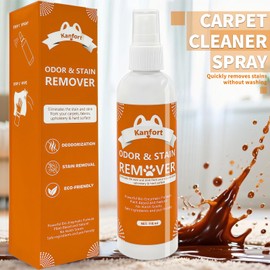 kanfort Stain Remove, Carpet Stain Remover with Deodorizer, Stain Remover for Clothes Laundry for Carpetfor Carpet, Rug, Linens, Furniture, Floors, Stain Treater Spray For Baby Clothes & Pets