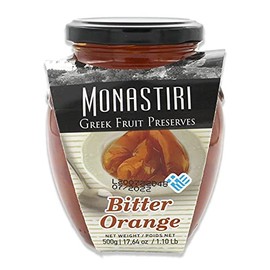 Monastiri Greek Bitter Orange Preserve, 500g Glass Jar