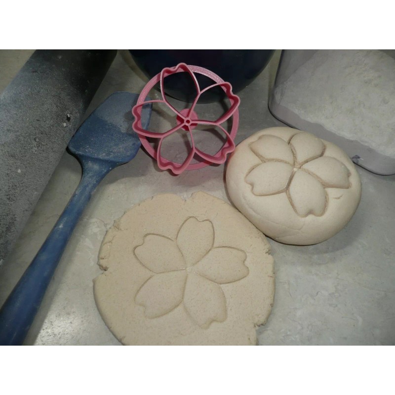 AJT MINI SIZE HIBISCUS FLOWER CONCHA COOKIE CUTTER MEXICAN SWEET
