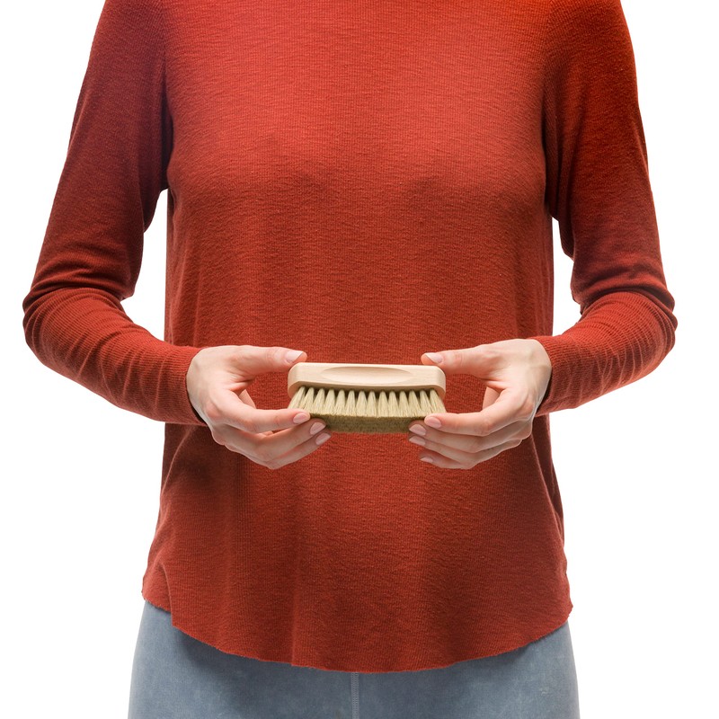 Shoe shine brush 12cm.