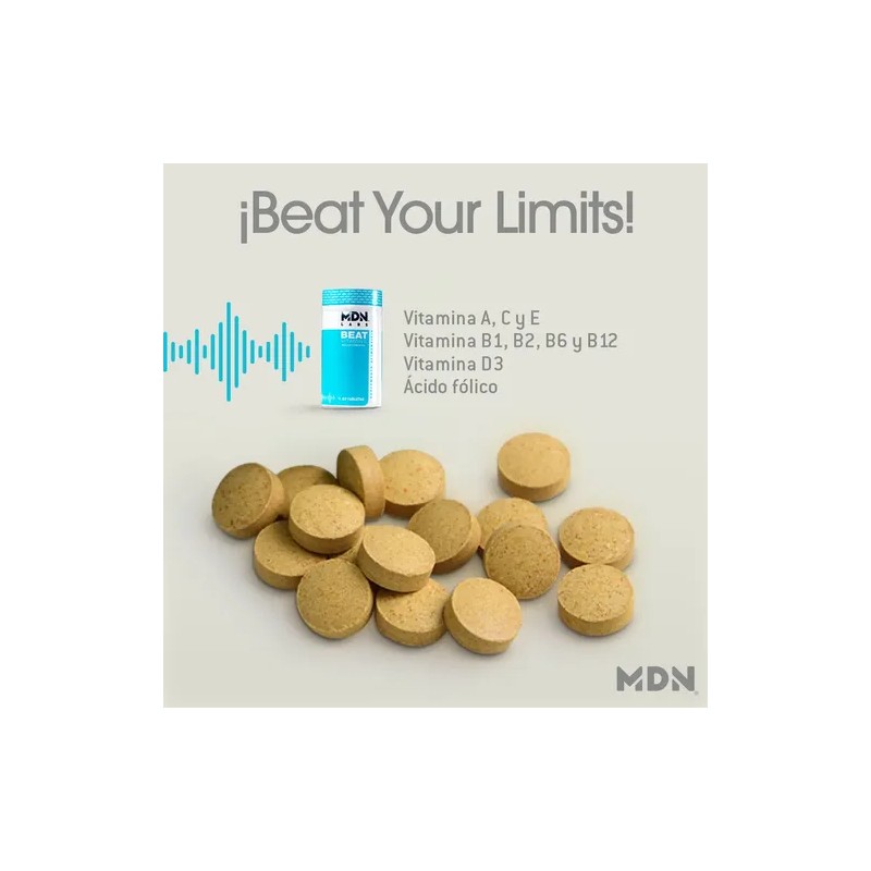 Suplemento Multivitaminico Beat 60 Tabletas Mdn Vitaminas