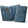 VULKIT Porta Pasaporte De Viaje Con Cierre Magnético RFID Blocking