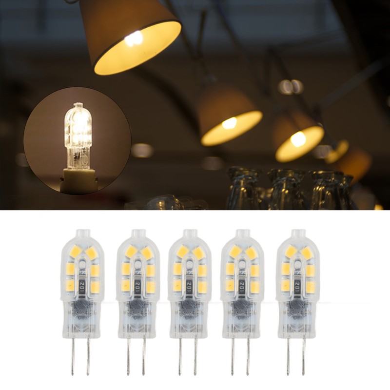 10 Pack G4 2835 LED Bulb Transparent Led Lamp Plug
