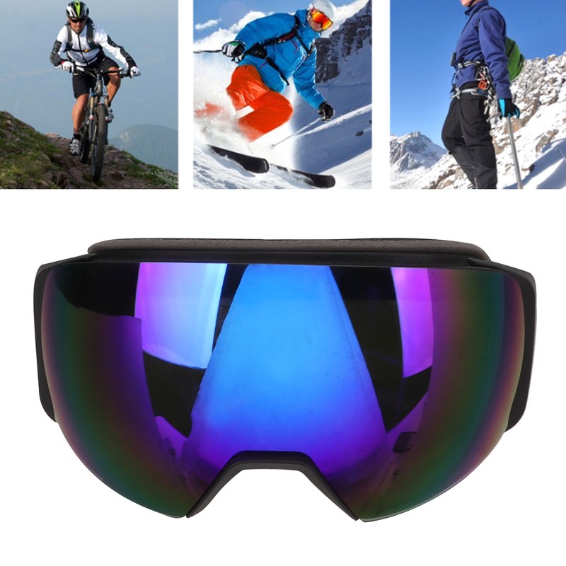 Ski Goggles Magnetic Lens Anti Fog Snow Goggles Interchangeable Lens