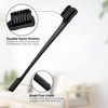 Edges Brush, 3 Stück Sleek Bun Bürste Für Sleek Zopf,