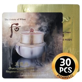 Crema de ojos regeneradora radiante The history of Whoo Cheongidan 1 ml x 30 piezas (30 ml)