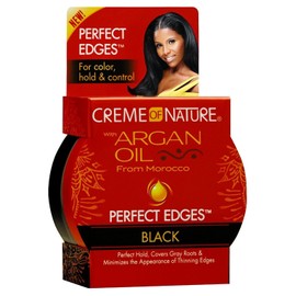 Creme Of Nature Argan Oil Perfect Edges Black 2.25 Ounce (2 Pack)