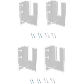 Skateboard Display Rack Wall Mounted Home Organizer Multipurpose Stable Surfboard Rack Snowboard Hanger for Dorm Living Room (Set of 2 Clear)