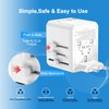 Universal Travel Adapter 25W, International Power Plug Converter with 2500W