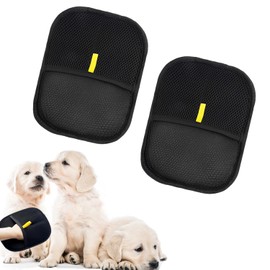 YANXINKE Pack of 2 Fur Magnetic Gloves, Fur Magnet Pet Hair Remover, Cat Hair Remover Static Removal Gloves, Pet Hair Remover Gloves