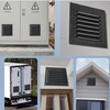 2pcs Attic Vent Soffit Vent Aluminum Wall Vent Metal Shed