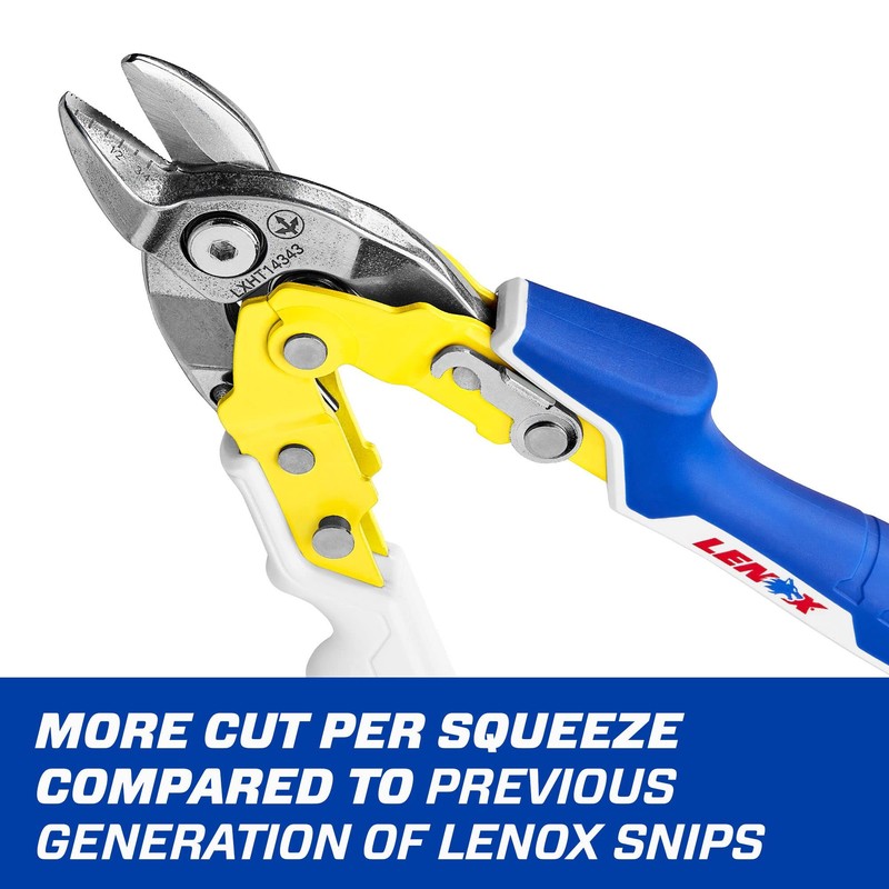 LENOX TOOLS Pliers, Bulldog Avitation Snips, With Durable Grip (LXHT14343​)