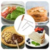 3 Pack Crepe Spreader and Spatula Kit, 12" Wooden Handle