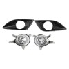 Cahuczlhoz Pair Fog Lamp W/Bezel Kit LH+RH For 2013-2016 Hyundai