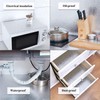Xinhan (Gold-Silver-Black) Adhesive Backed Aluminized Thicken Fiberglass Sheet Practical Heat