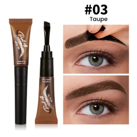 Tattoo Eye Brow Tint, Peel Off Eyebrow Gel Tint, Semi-Permanent Colour Eyebrow Dye,Lasts Up To 3 Days, Waterproof Long-Lasting Natural Eye Brow Makeup for Women Girls (03# Taupe)