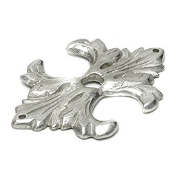 Carpe Diem Hardware 682-24 Acanthus with Small Escutcheon, Platinum