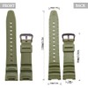 XBHSW Resin Strap Compatible with Casio SGW100 SGW-100 Mens Sports
