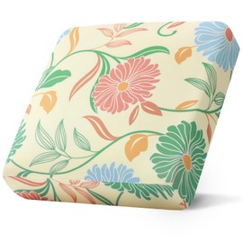 SearchI - Fundas de cojín elásticas para sofá y sillón, fundas de repuesto para sofá, fundas de asiento de muebles, fundas de sofá suaves con parte inferior elástica (flores pequeñas, coloridas)