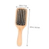BIUDECO Set of Natural Wood Combs Massager Scalp Brush Hair