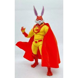 FIGLot SU-MF-C-CR: Custom Fabric Wired Cape for McFarlane Captain Carrot Figure