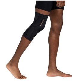 Tommie Copper - Unisex Performance Compression Knee Sleeve - Black - Large