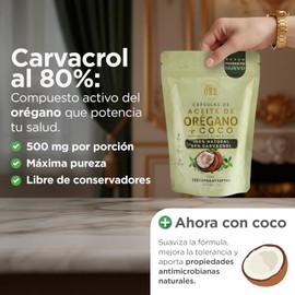 ORE Wild Organic Oregano Oil Softgels 500mg – 80% Carvacrol, 300 Capsules with Extra Virgin Coconut Oil