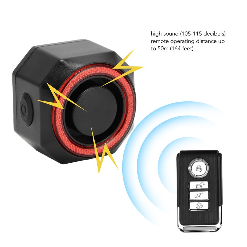Alert Bike Taillight Prevent Theft Auto On Off IPX5 Waterproof
