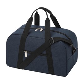 Small Gym Bag 14 inch lightweight Carry On Mini Duffel Bag for Travel Sport - Black