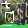 Squirrel Proof Bird Feeders for Outdoors with Weight-Activated, 3LB Large