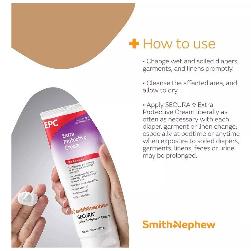 Smith+Nephew Smith & Nephew Secura Extra Protective Cream (epc) Tube,