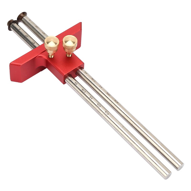 Hyuduo Wood Marking Gauge, Double Stainless Steel Blades Scriber with