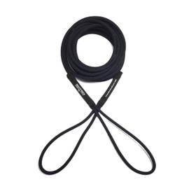 Boat Line Rope Bungee - Heavy Duty Line for Launching, Retrieving, Mooring and Docking (Black/Black, 25 Feet)