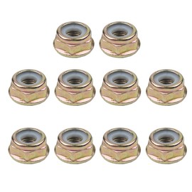 10Pcs Universal Left Hand Thread Blade Nut, Replacement for String Trimmer Brush Cutter Gear Head Blade Case Accessories