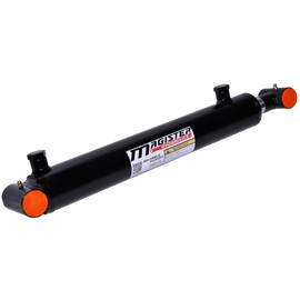 Magister Hydraulics Double Acting Hydraulic Cylinder - Cross Tube Hydraulic Cylinder 1.5" Bore 4" Stroke - UniversalHydraulic Cylinders (1.5x4)
