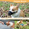 Mayerzon Dog Muzzle with Adjustable Velcro to Prevent Biting Barking