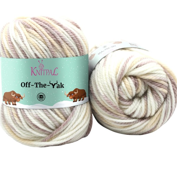 Off-The-Yak Wool Yarn for Crocheting, 3-Pack (360Yds / 300G), Free
