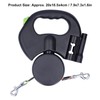Retractable Dog Leash Double Head Lockable Extendable Pet Leash with