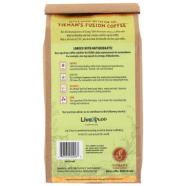 TIEMANS COFFEE Premium Ground Dark Coffee, 10 OZ