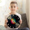 speecheese Vinyl Record Wall Clock Circular Wall Clock in Design