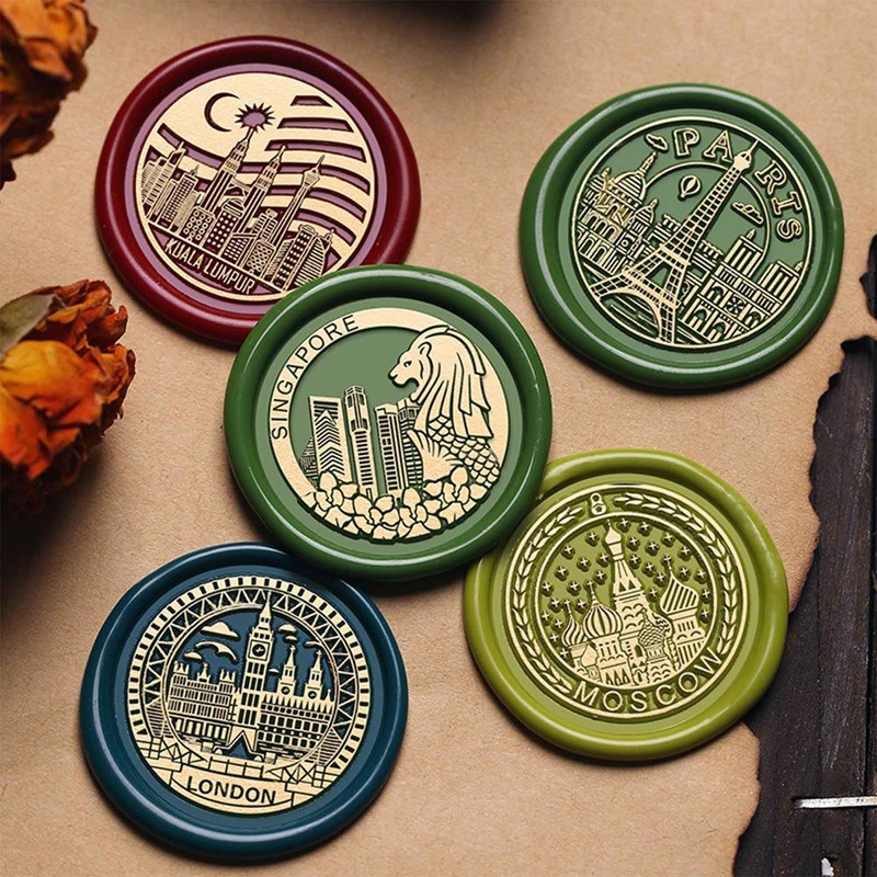 Ychostamp Paris Wax Seal Stamp, Eiffel Tower & City Sealing