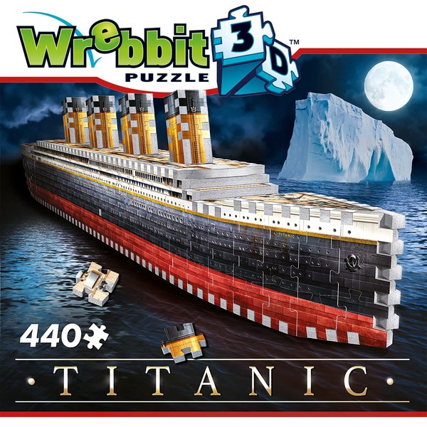 Wrebbit 3D Puzzles Wrebbit 3D - Titanic 440-Piece 3D Jigsaw Puzzle