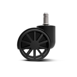DRIFT WHEELS TYPE A - Ersatzräder für Bürostuhl, 5 Stück, Nylonmaterial, 60 mm Durchmesser, geräuschlos drehbar, universeller Ersatz, schwarze Farbe