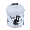 CARMANI - Printed with Crazy Cats Motif Small Metal Tin