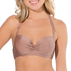 Smart & Sexy Traje de baño con Espalda de medallón con Forro Ligero para Mujer, Fiebre de Ballet, 36D