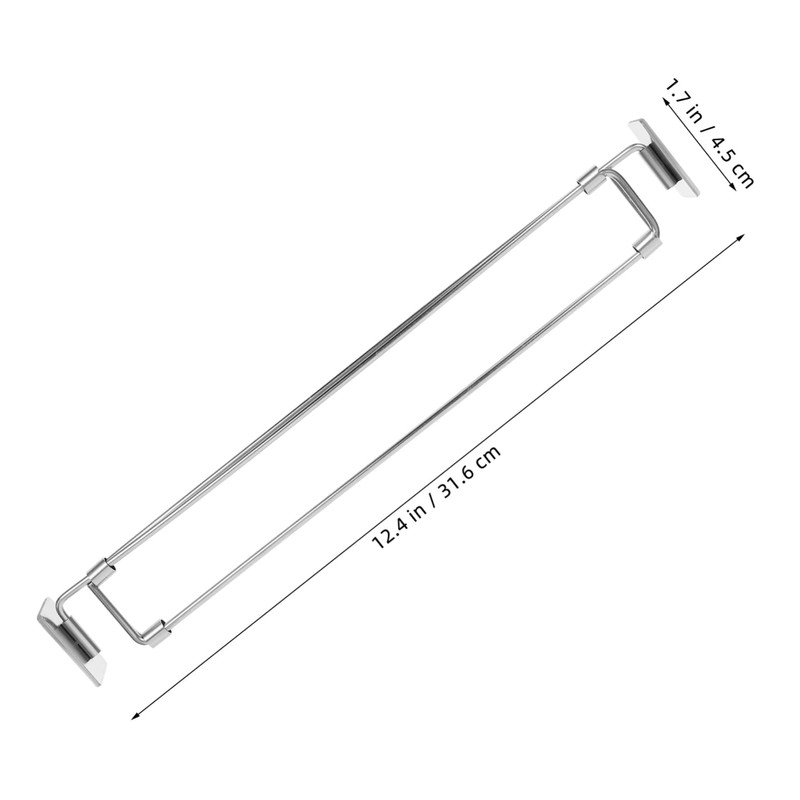 KOMBIUDA Rv Fridge Tension Rod Adjustable Stainless Steel Support for