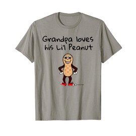 Peanut Grandpa cuddles his Li'l Peanut Cute Nutty Nut Lovers T-Shirt