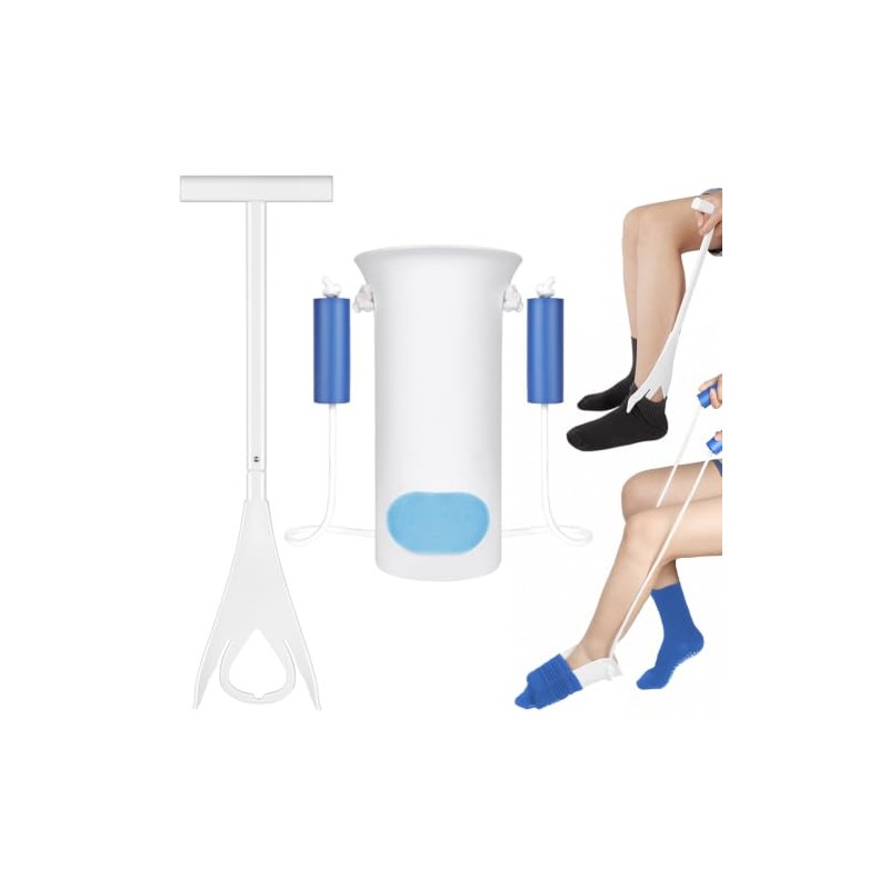2 in 1 Sock Aid Kit for Putting Socks On